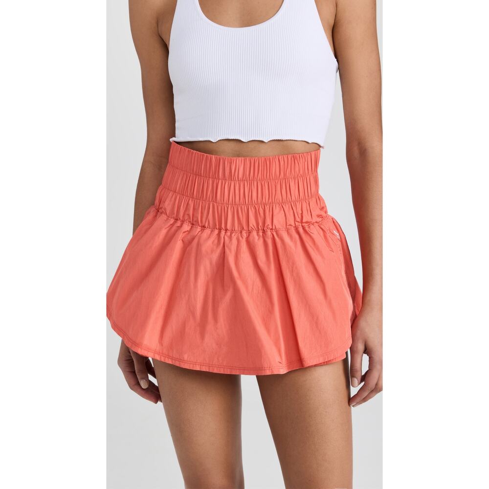 New Free People Way Home Skort in Coral Strands Women's Size M
